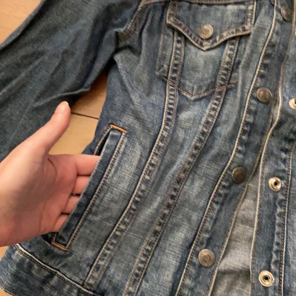 Red Engine Jean Jacket S - Picture 3 of 10